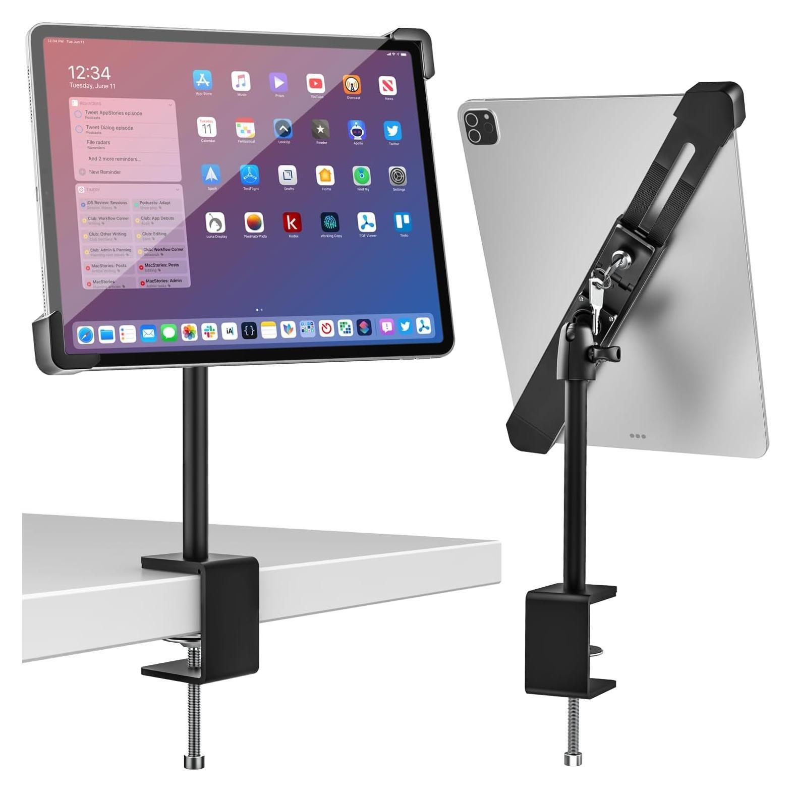 Soporte Antirrobo Woleyi para Tabletas 9-14" 360°