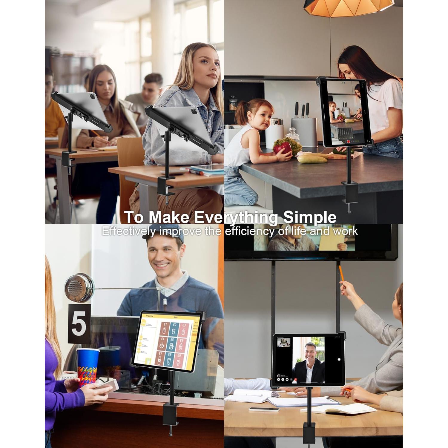 Soporte Antirrobo Woleyi para Tabletas 9-14" 360°