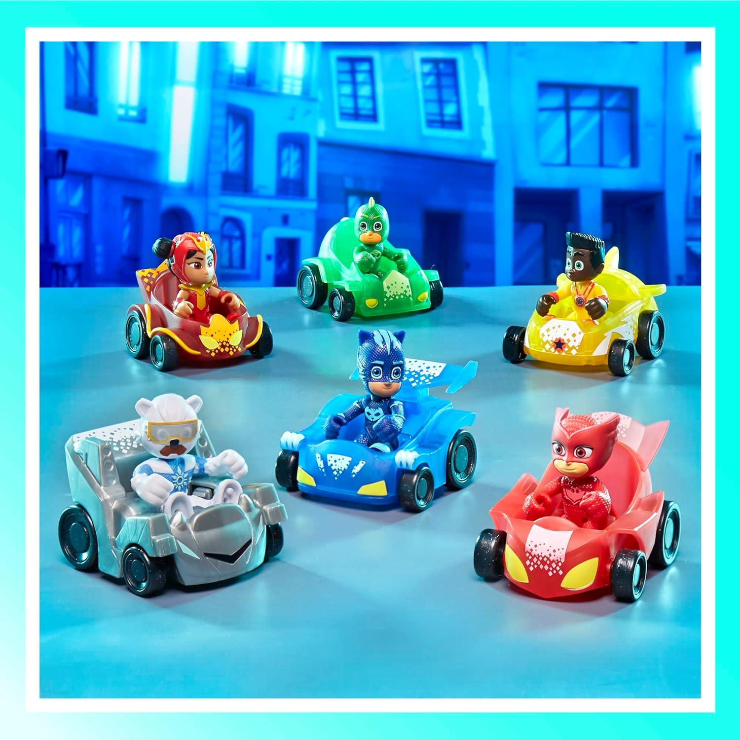 Colección PJ Masks 12 Piezas: 6 Figuras y 6 Vehículos