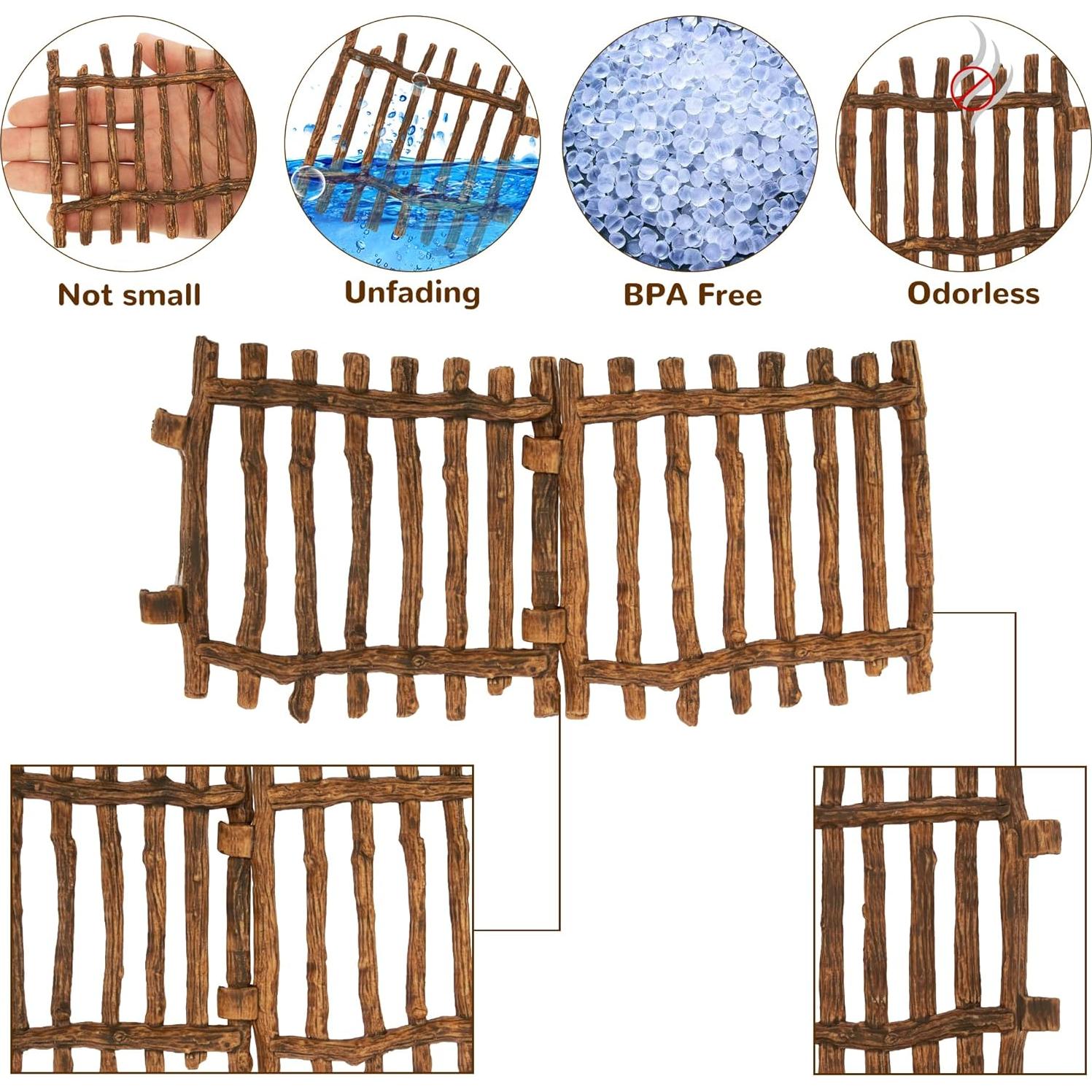 Valla de Juguete EYSCOTA 12 Piezas Accesorios para Caballos