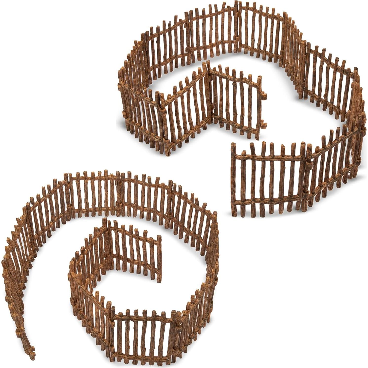 Valla de Juguete EYSCOTA 12 Piezas Accesorios para Caballos