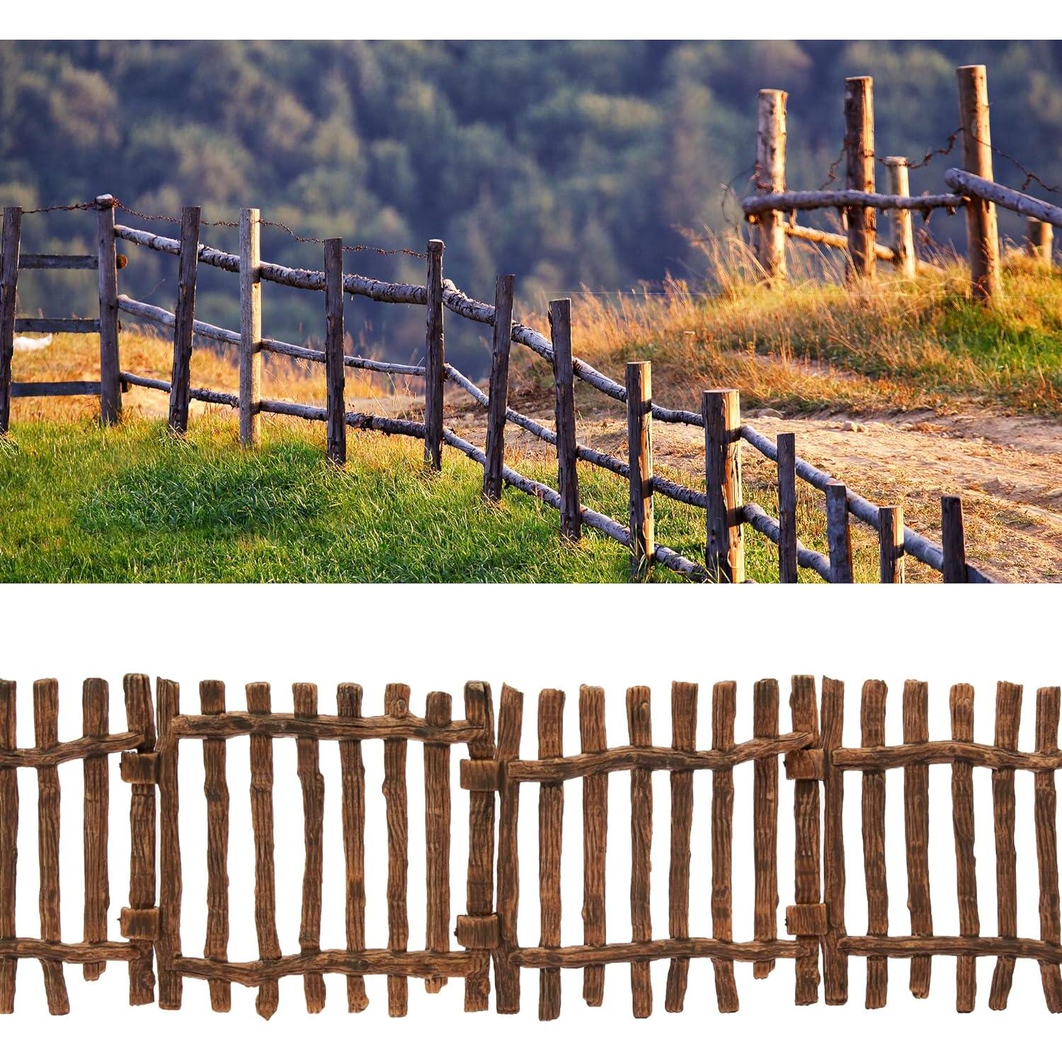 Valla de Juguete EYSCOTA 12 Piezas Accesorios para Caballos