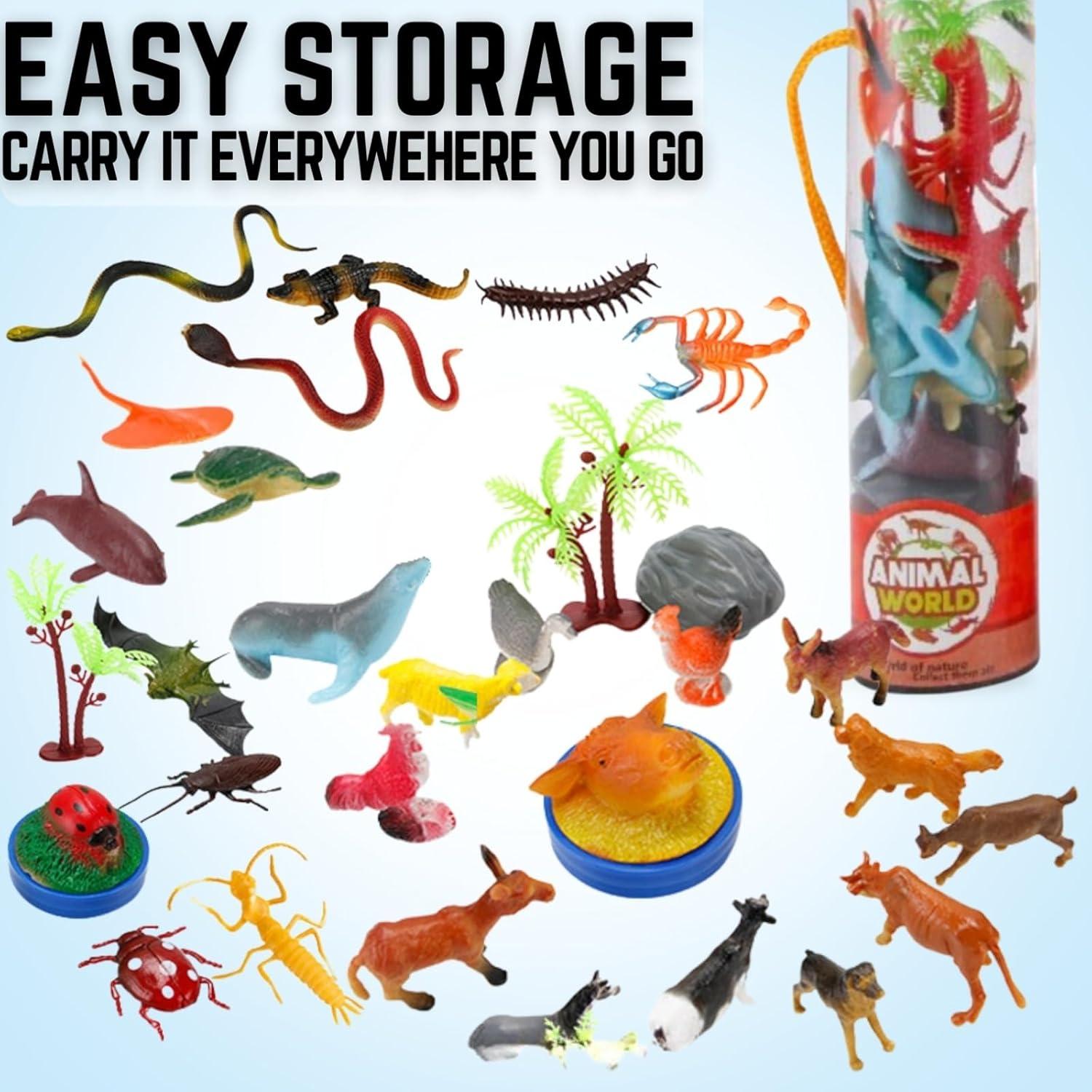 Set de 78 Figuras de Animales Pequeños Liberty Imports