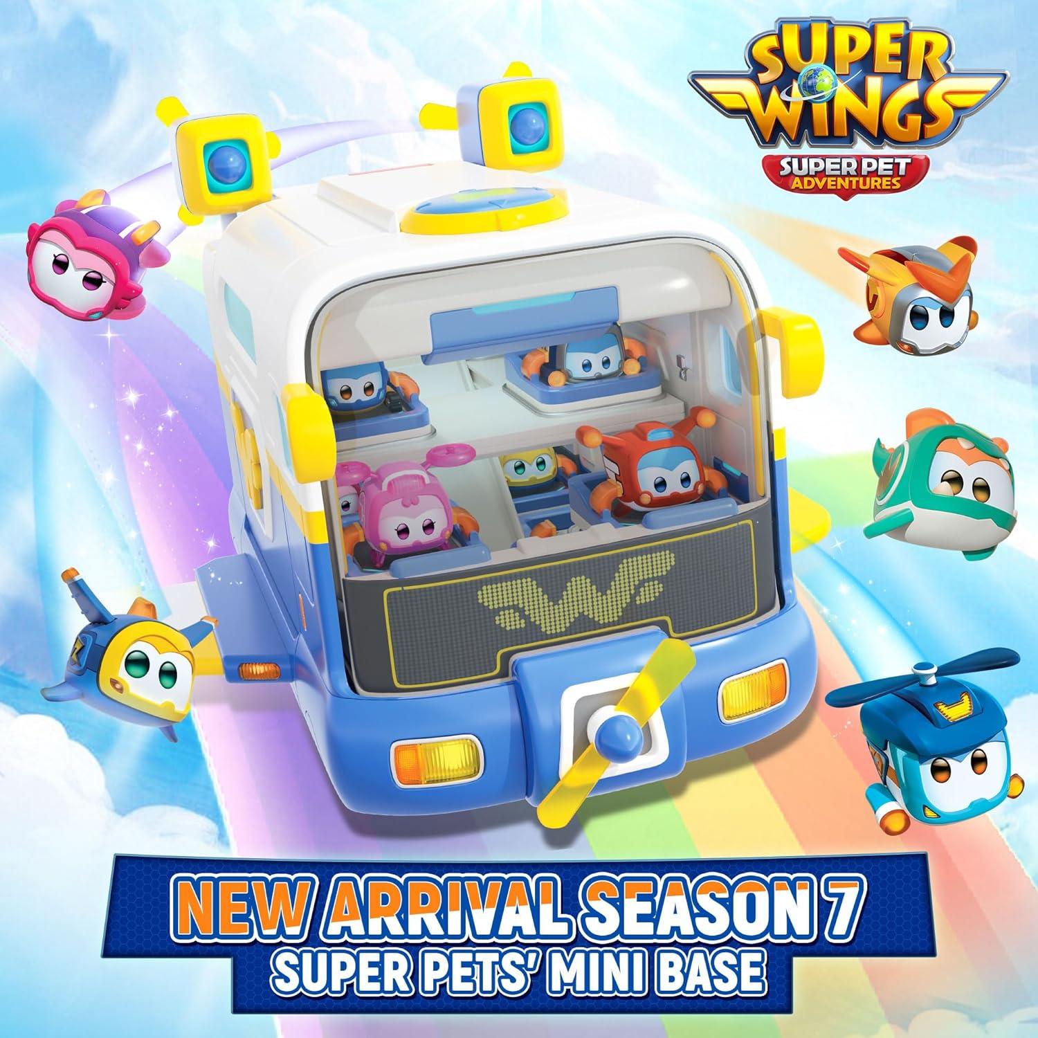 Mini Base Super Mascotas Super Wings + Jett y Dizzy