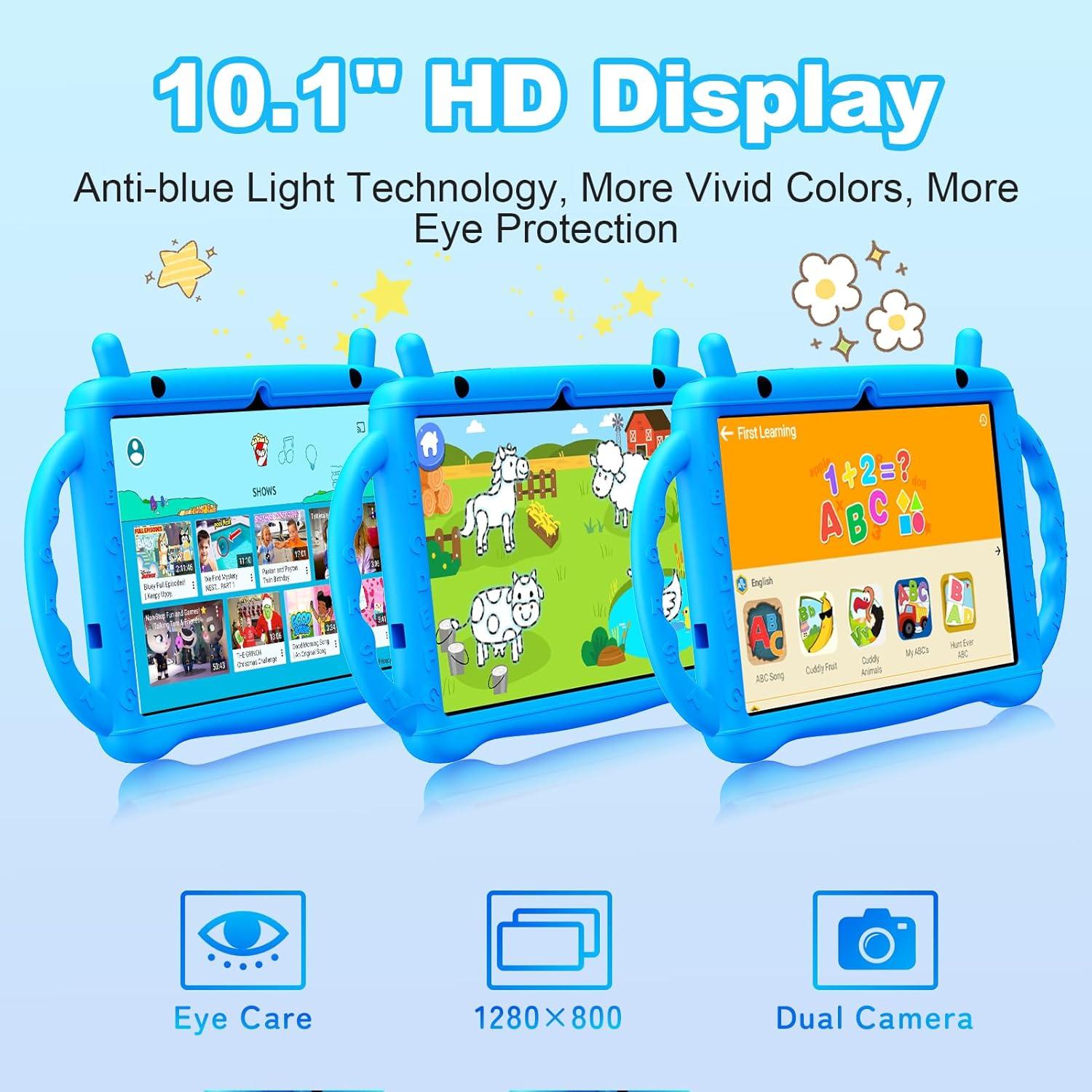 Tableta Infantil YATIOM 10.1" Android 14 64GB WiFi Bluetooth