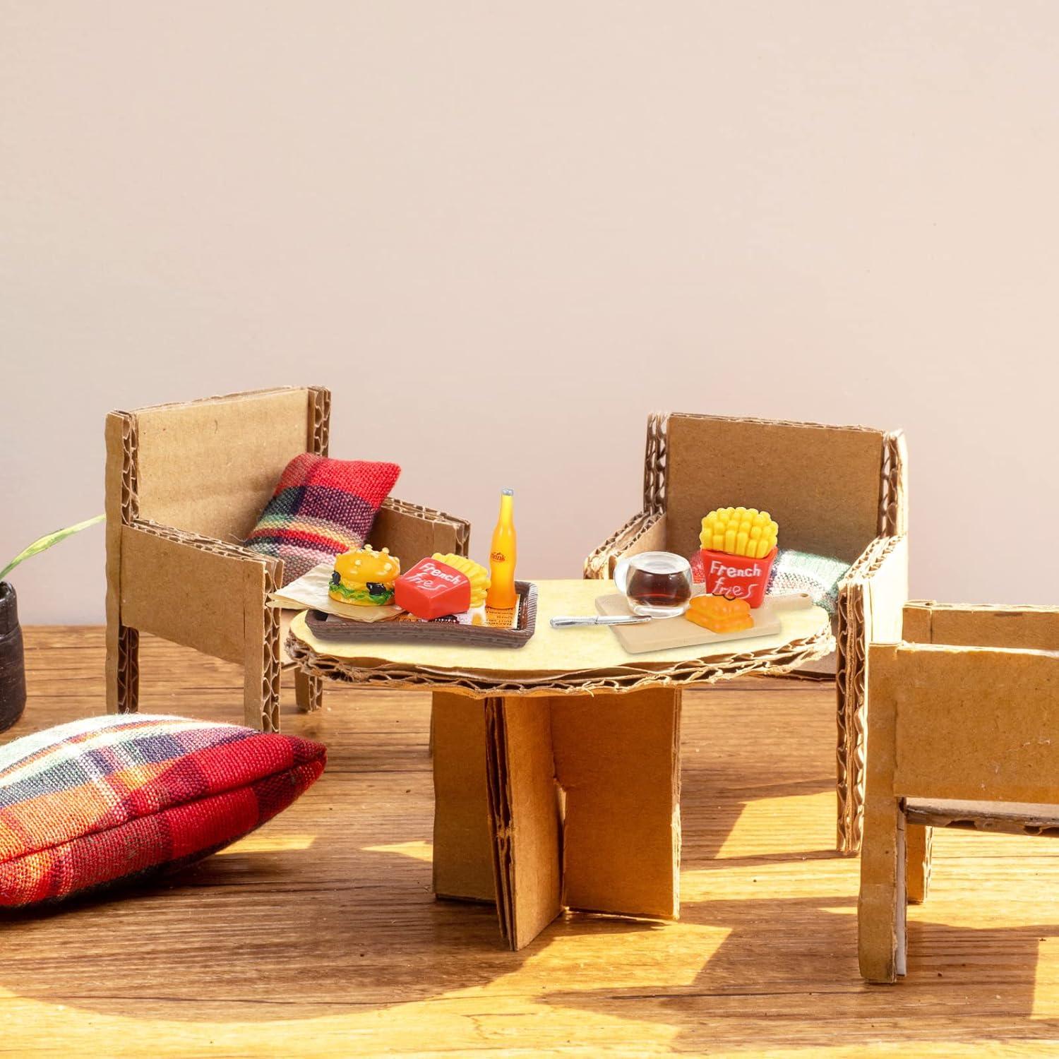 Set de Comida en Miniatura Civaner 38 Piezas para Muñecas