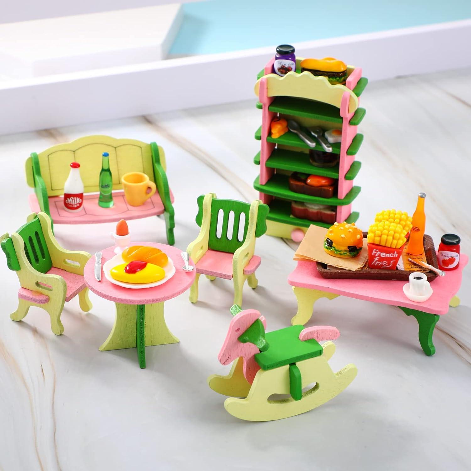 Set de Comida en Miniatura Civaner 38 Piezas para Muñecas