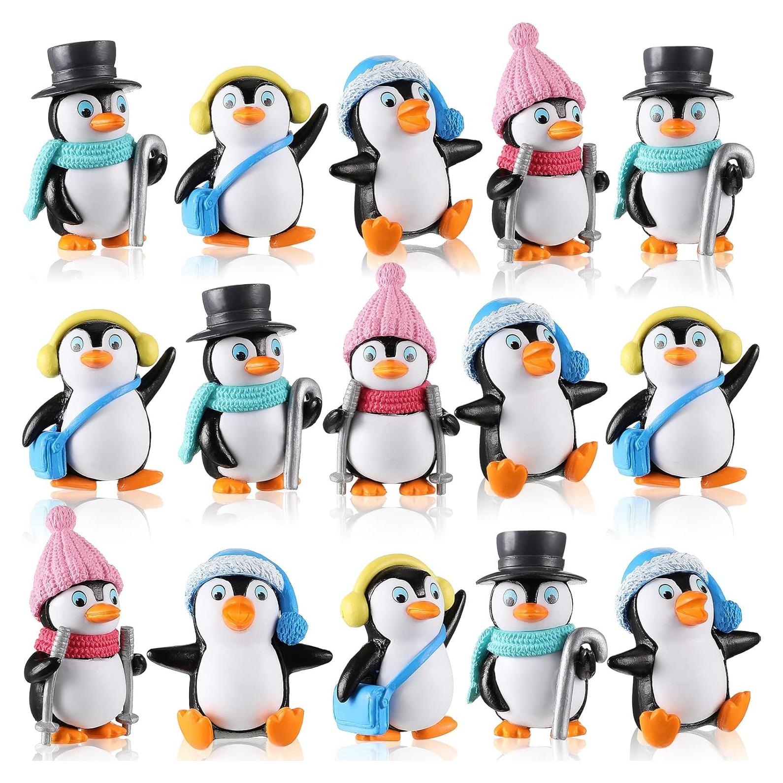 Set de 16 Figuras de Pingüinos Lindos Zhanmai Decoración