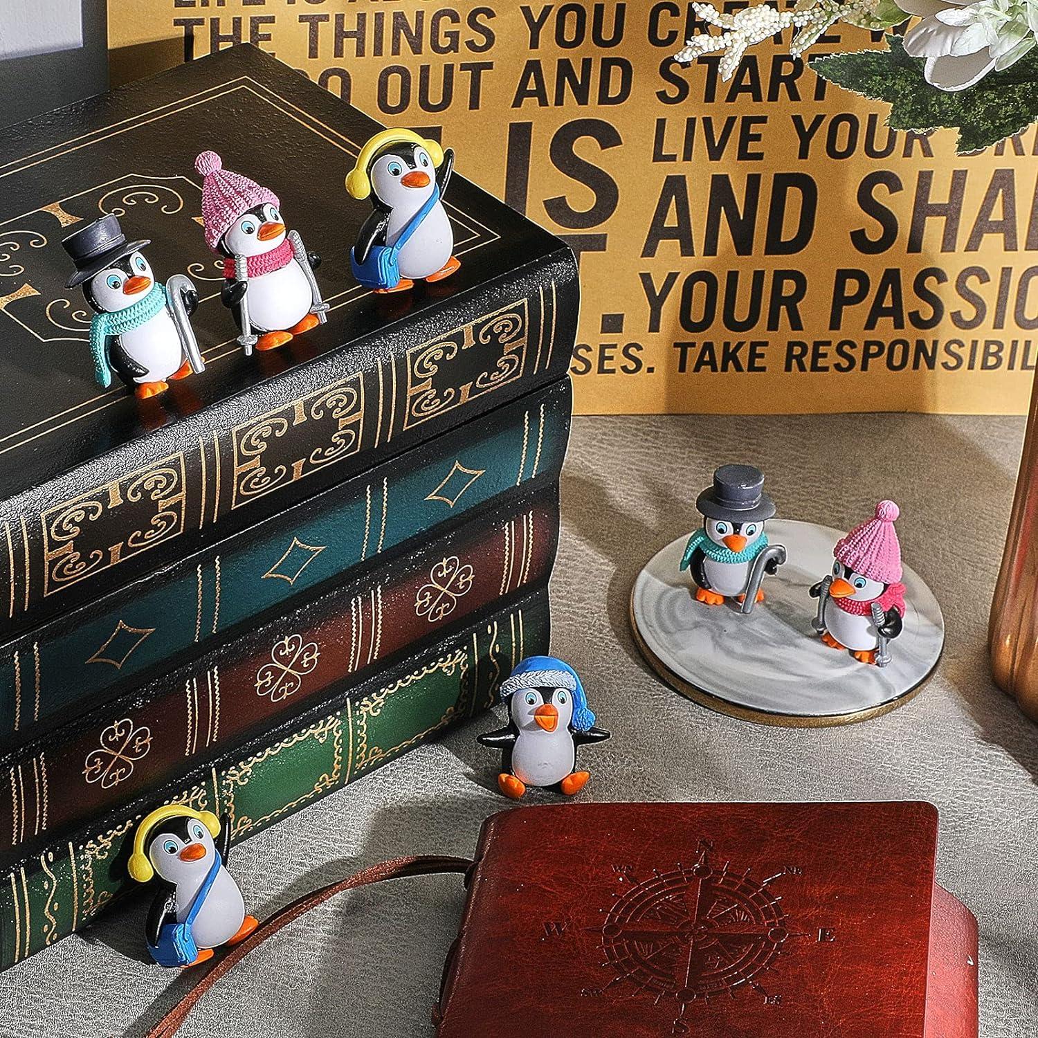 Set de 16 Figuras de Pingüinos Lindos Zhanmai Decoración