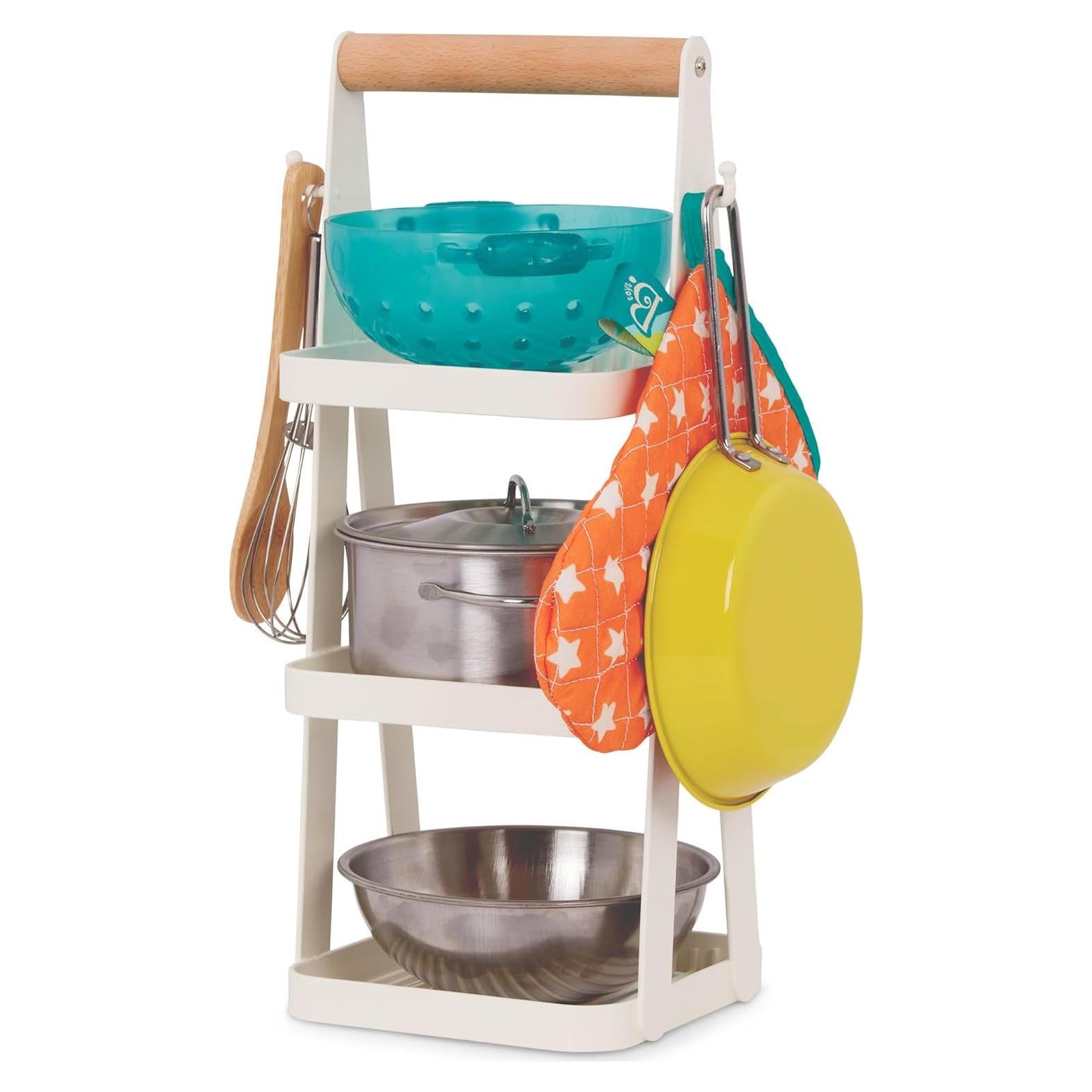 B. toys Mini Chef Juego de Olla y Sartén 9 Pzs 3 Años+