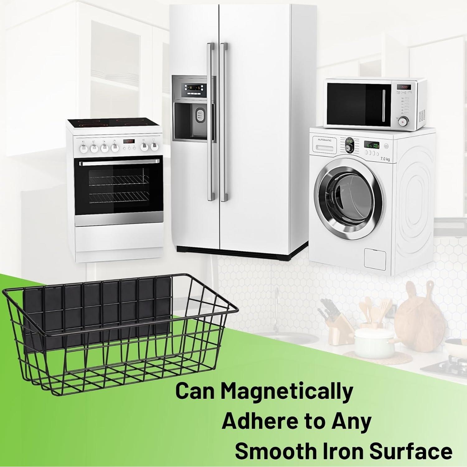 Estante Magnético para Refrigerador Ofiray-home 2 Unidades Negro