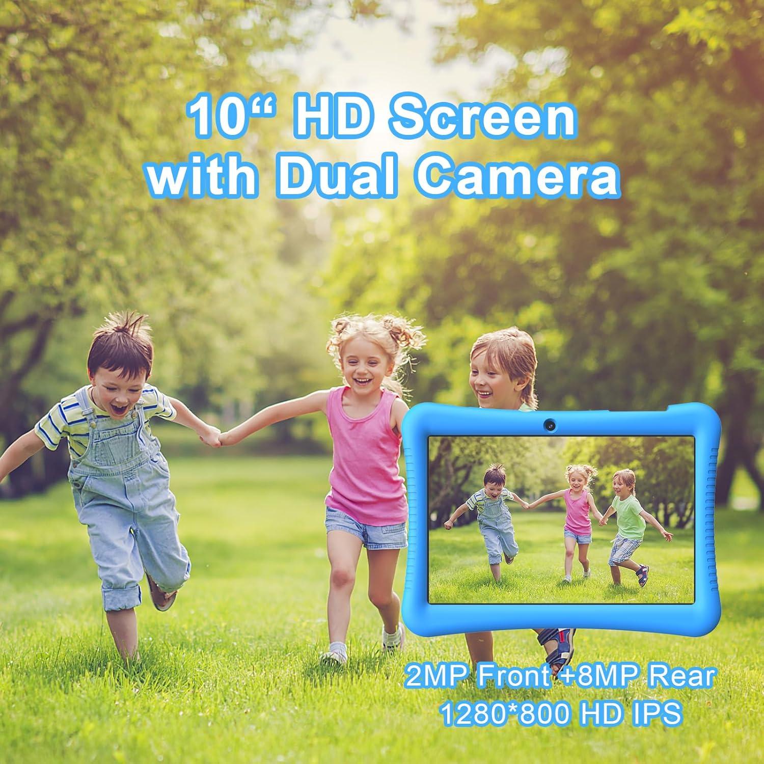 Tableta Android 13 Fivahiva 10" para Niños 32GB Expandible