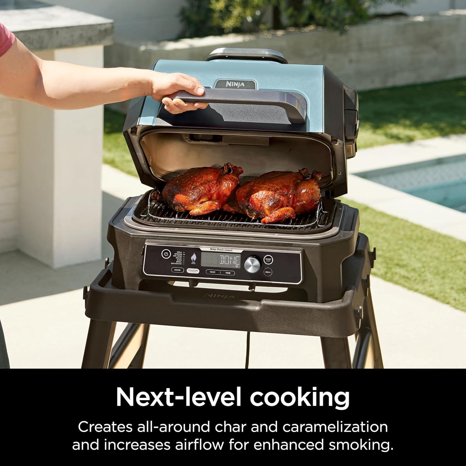 Rack de Asado y Ahumado Ninja Woodfire XSKRSTRKXL 43x25cm