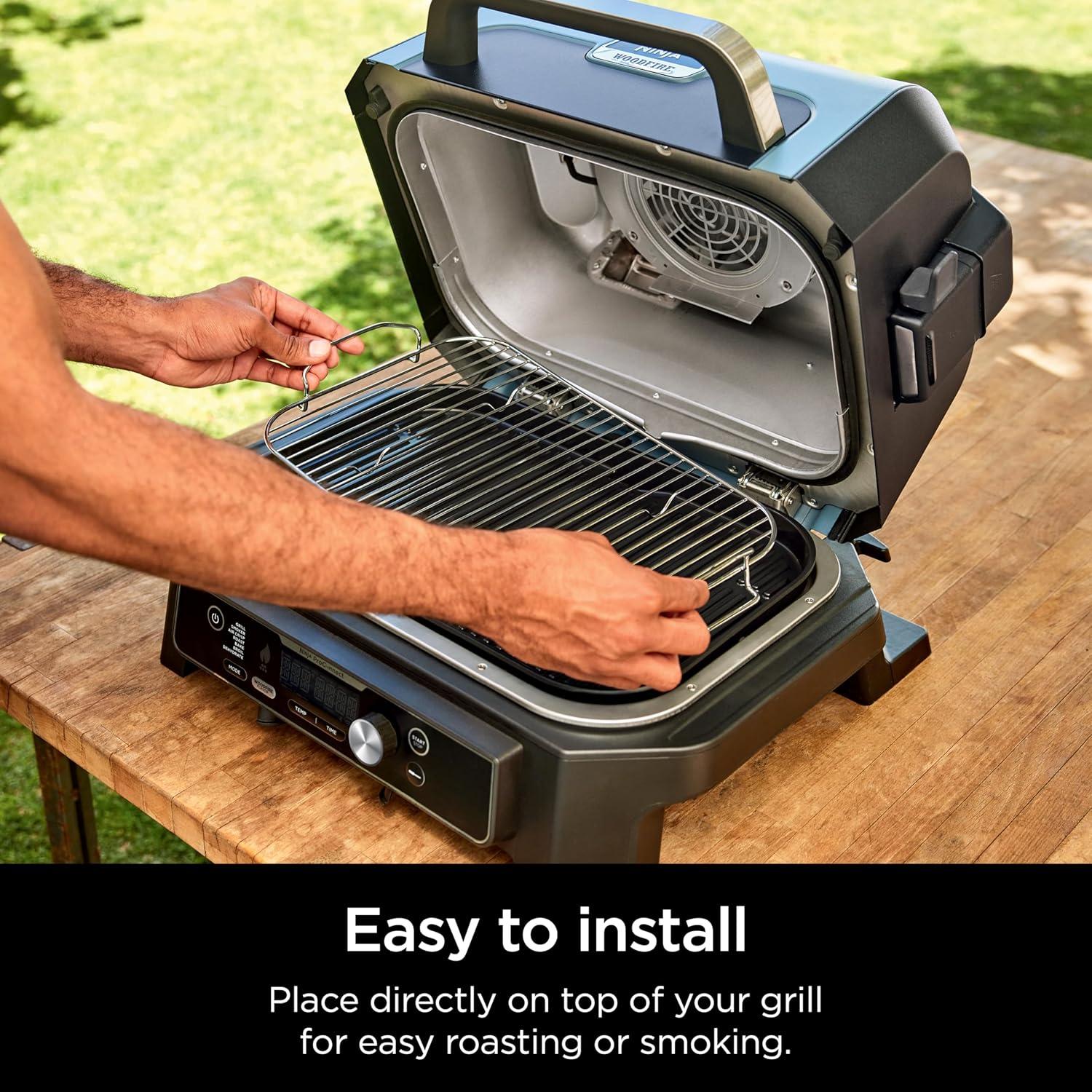 Rack de Asado y Ahumado Ninja Woodfire XSKRSTRKXL 43x25cm