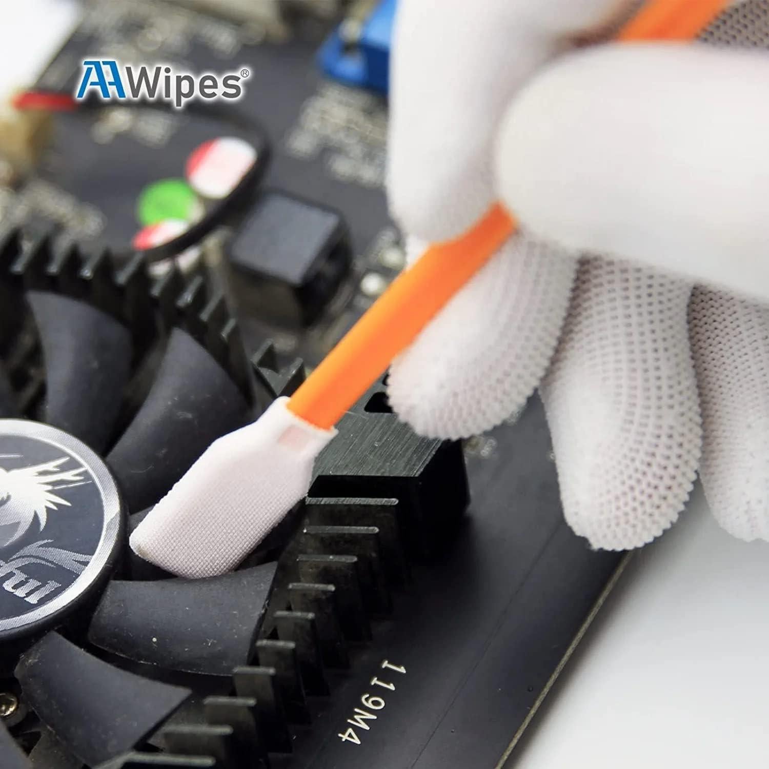 Kit de Bastones de Limpieza AAwipes FA501 - 100 Hisopos Sin Pelusa