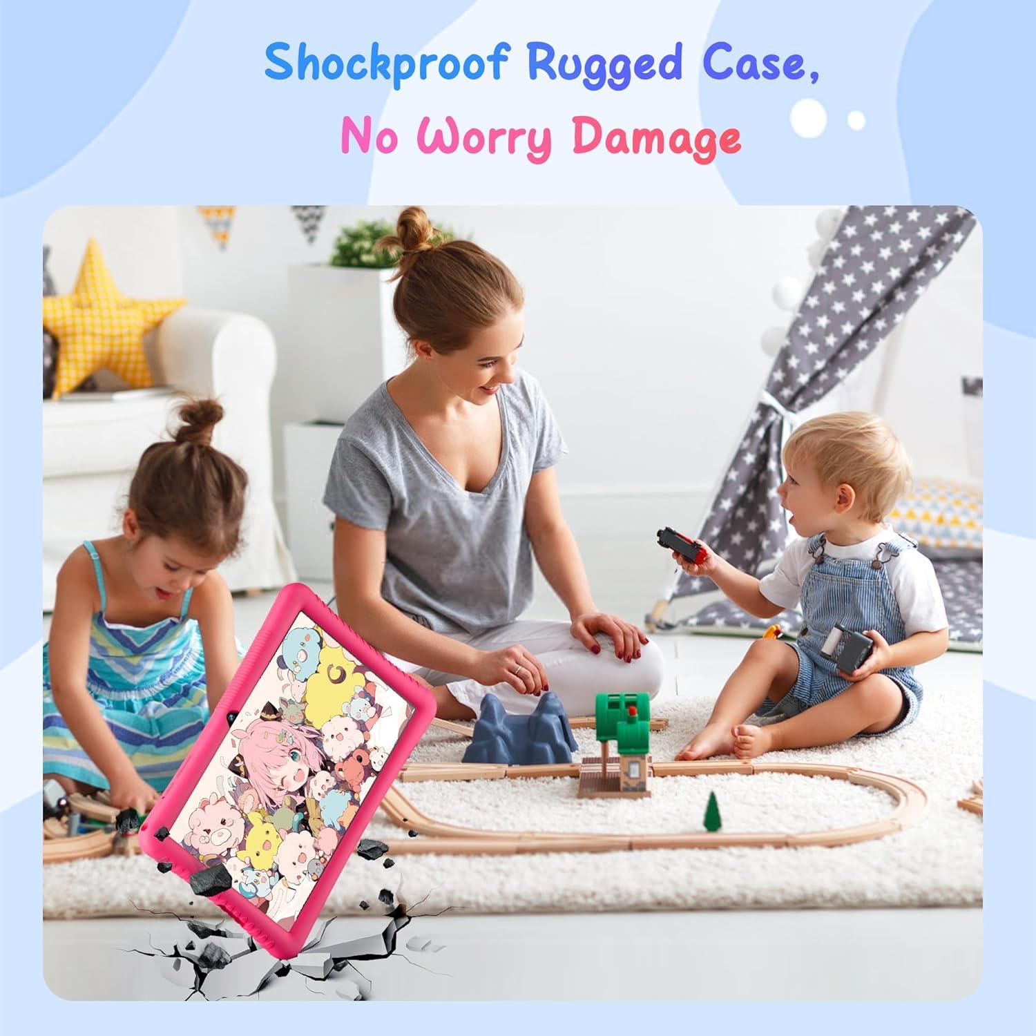 Tableta HAOVM G12 Rosa 10" 4G Android 14 3GB 32GB