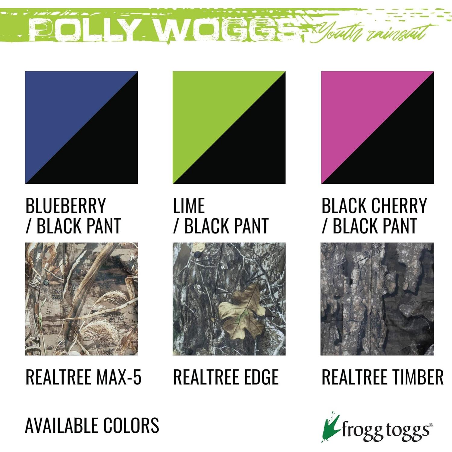 Traje de Lluvia Impermeable FROGG TOGGS Polly Woggs Niños