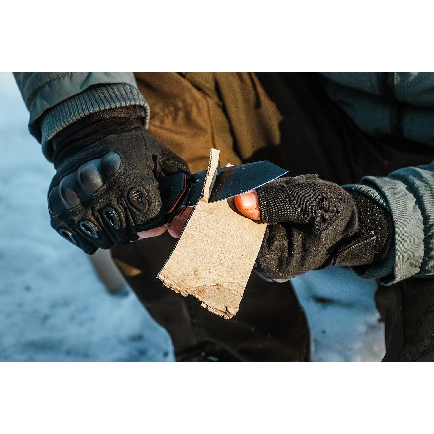 Cuchillo de bolsillo Holtzman's Gorilla G10 21.6 cm D2 - Regalo