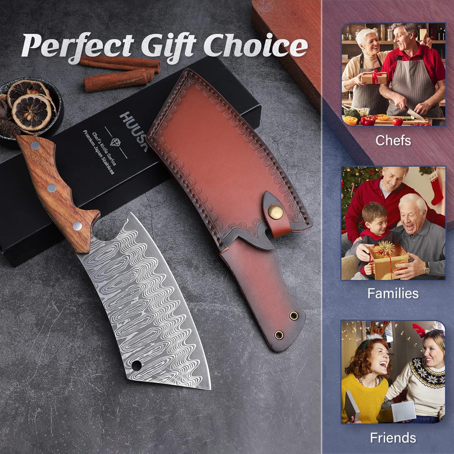 Cuchillo de Cocina Huusk Japón 18cm Acero Alto Carbono