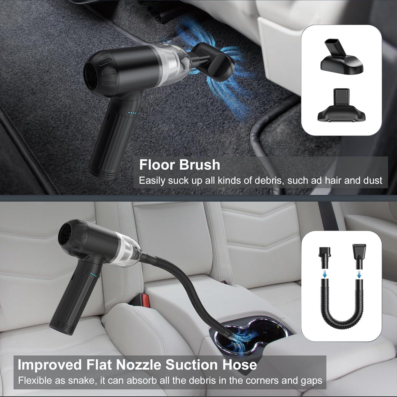 Aspiradora de Coche Inalámbrica OGMAPLE VC16-DB 150W 17000Pa