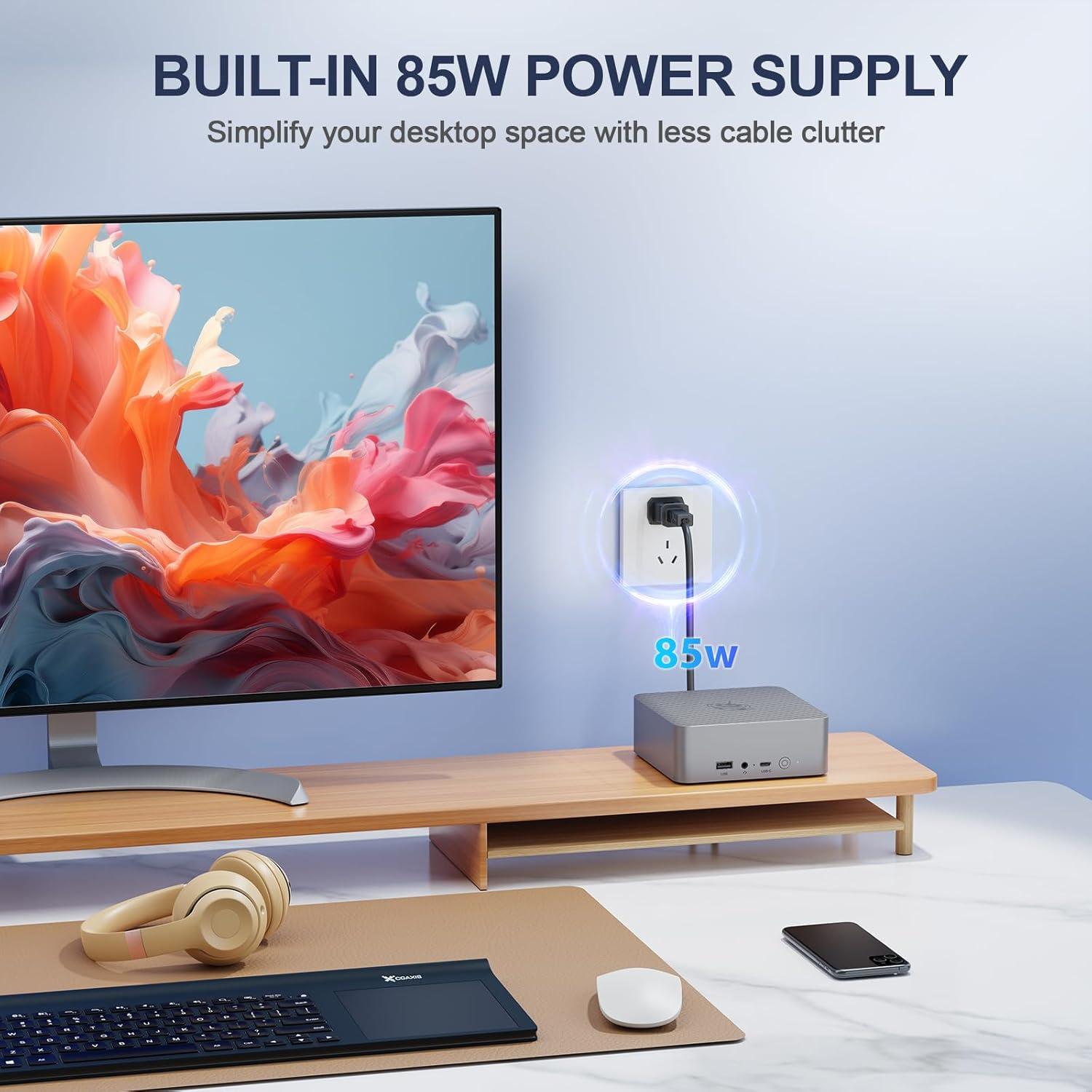 Mini PC Beelink EQR5 Ryzen 5 Pro 8GB 500GB SSD Doble LAN