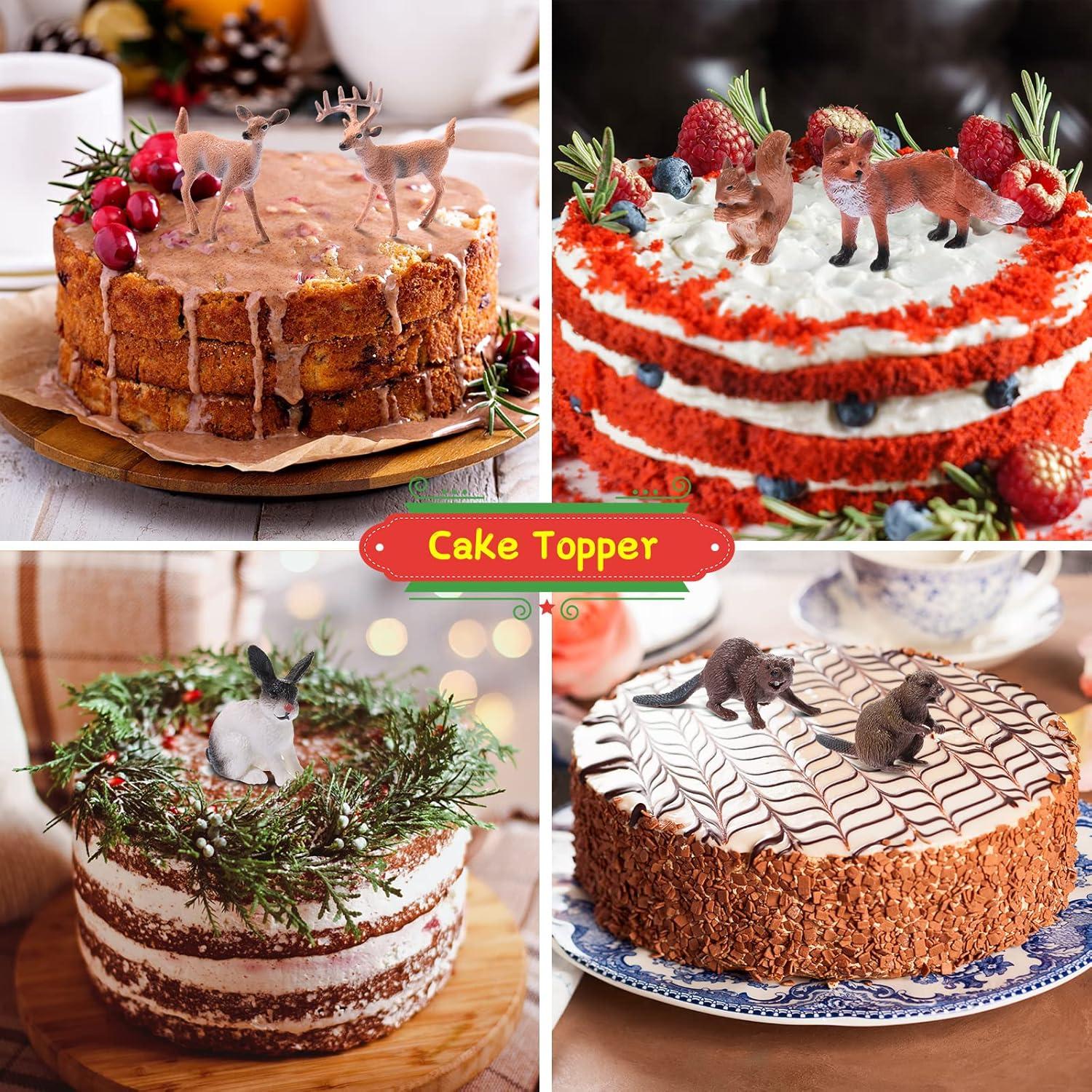 10 Figuras de Animales del Bosque Chalyna Juguetes Educativos