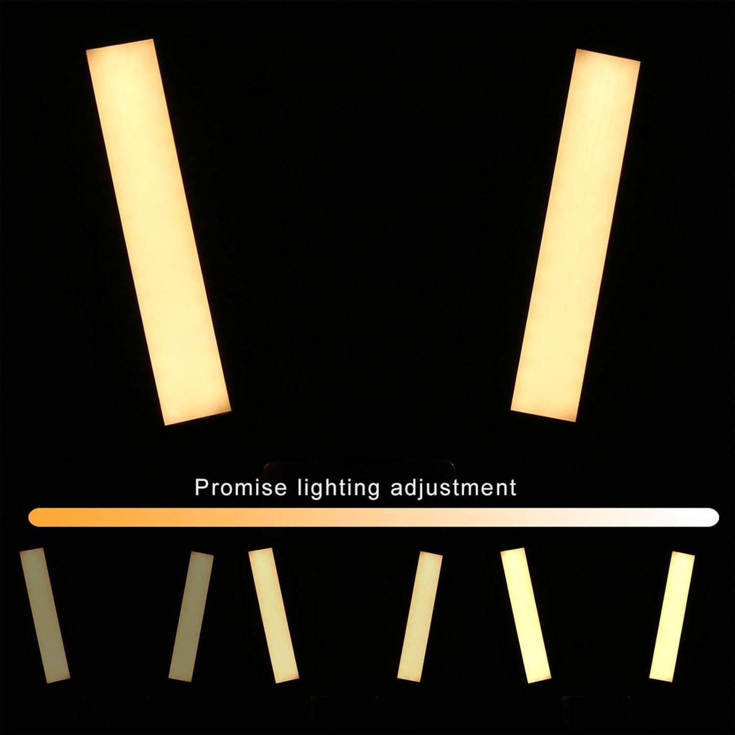 Luz de Video LED Doble Brazo 45W CCYLEZ Ajustable Portátil