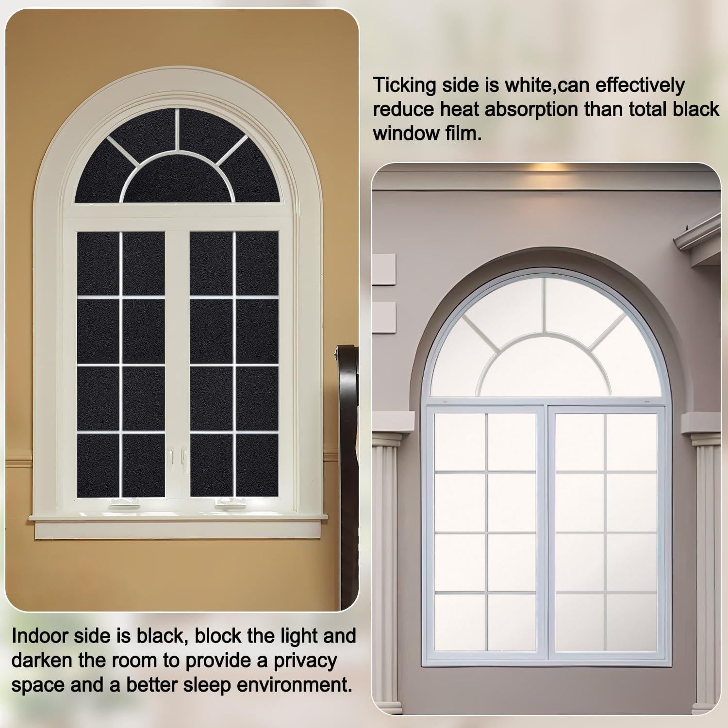 Película Oscurecedora DIFIT 100% Bloqueo Luz 30x120 cm