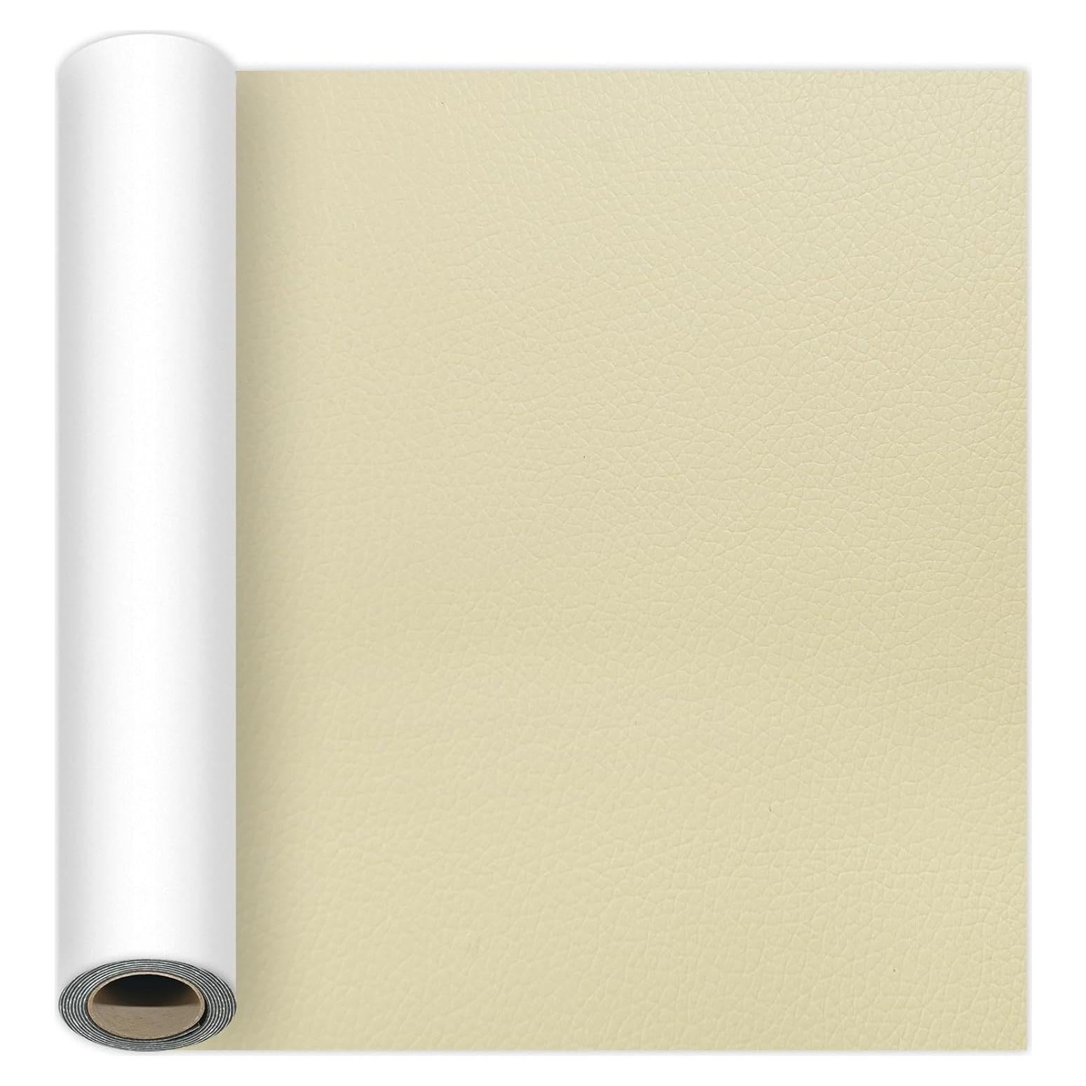 Parche de reparación de cuero autoadhesivo Ruaniao 40x119.4 cm beige