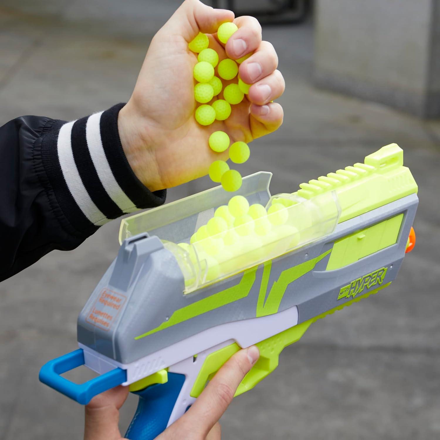 Blaster Nerf Hyper Impulse-40 con 30 Rondas y Gafas