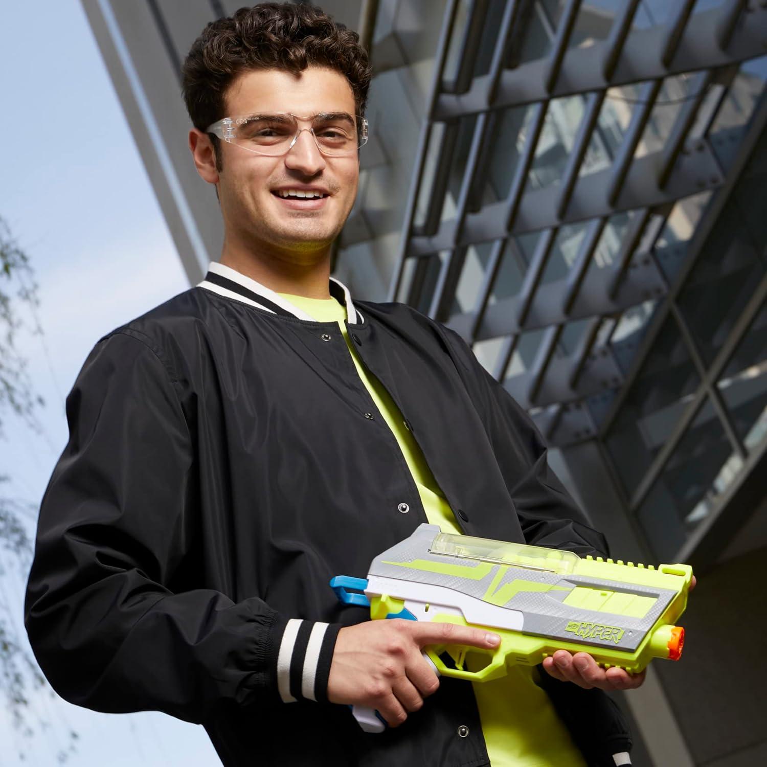 Blaster Nerf Hyper Impulse-40 con 30 Rondas y Gafas