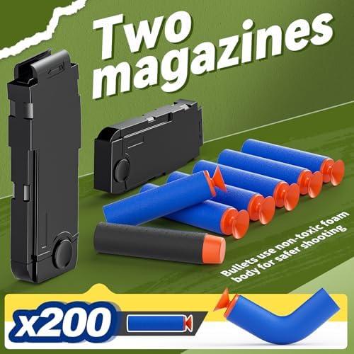 Rifle de francotirador automático Sanetan con chaleco táctico