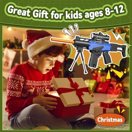 Rifle de francotirador automático Sanetan con chaleco táctico