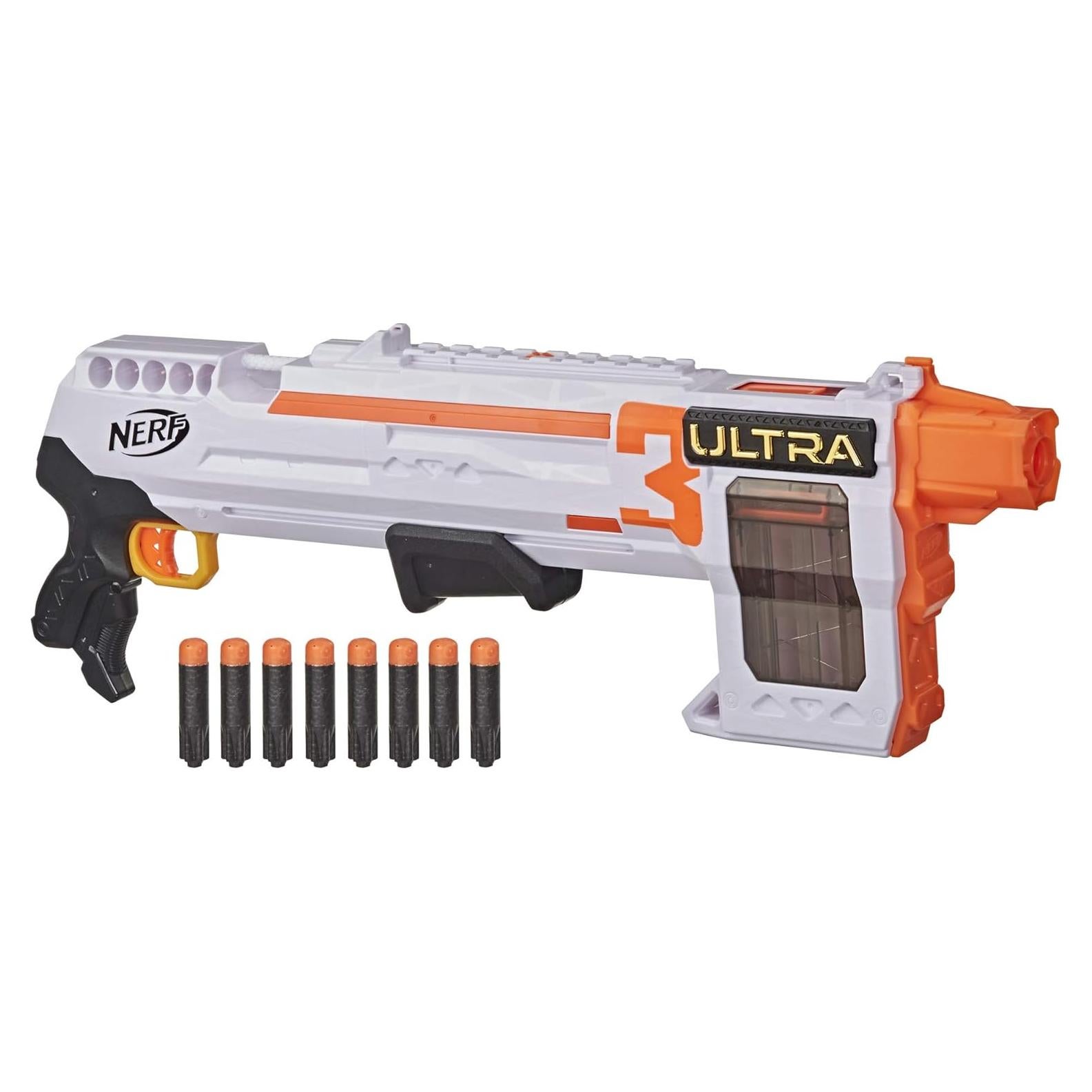 Blaster Nerf Ultra Three Hasbro 8 Dardos Acción Bomba