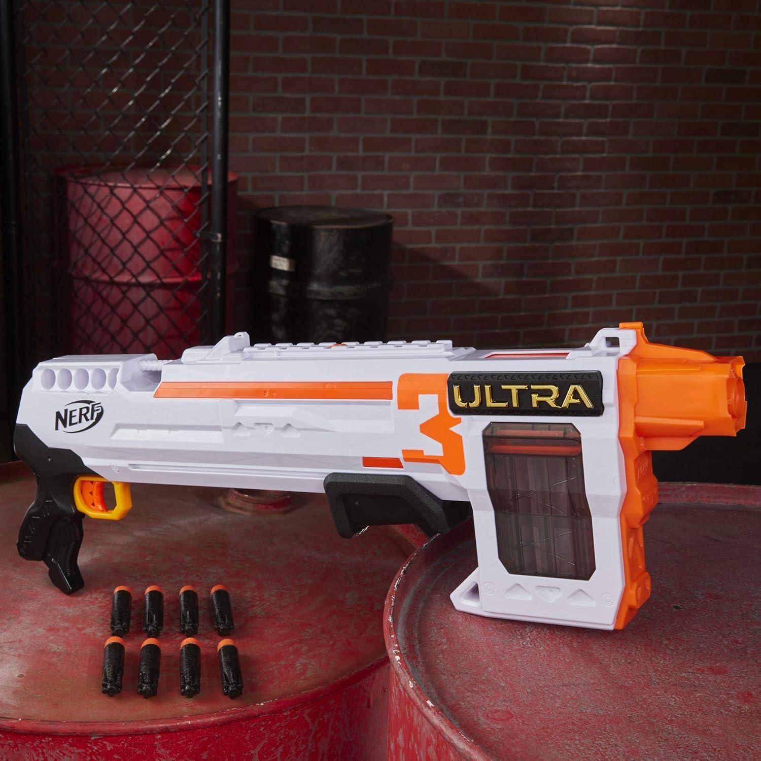 Blaster Nerf Ultra Three Hasbro 8 Dardos Acción Bomba