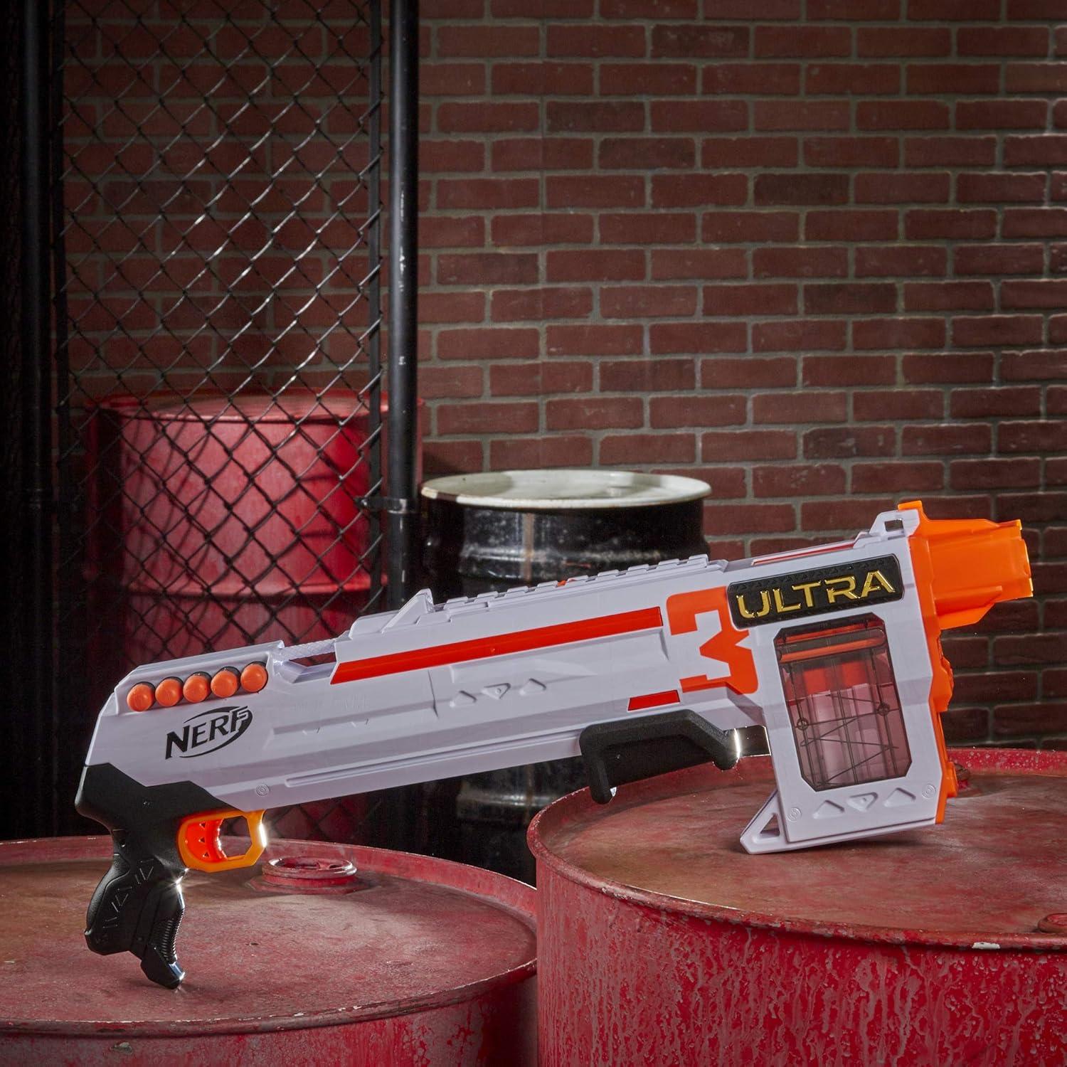 Blaster Nerf Ultra Three Hasbro 8 Dardos Acción Bomba