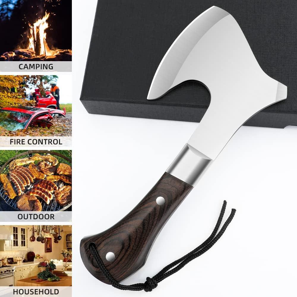 Hacha de Camping VCXOX de Acero Alto Carbono 23.1cm