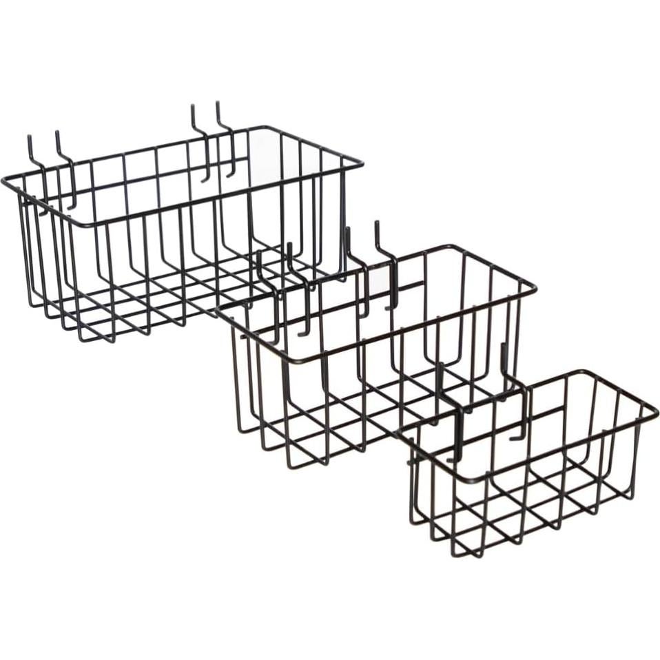 Cestas de Gancho MADD Tools para Tablero de Clavijas - 3 Piezas