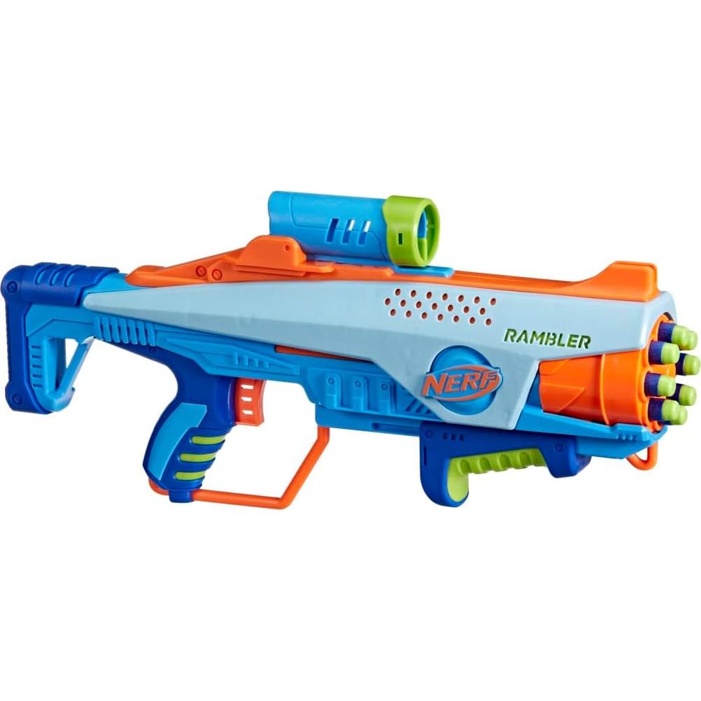 Blaster Nerf Elite Junior Rookie con 32 dardos y 4 objetivos