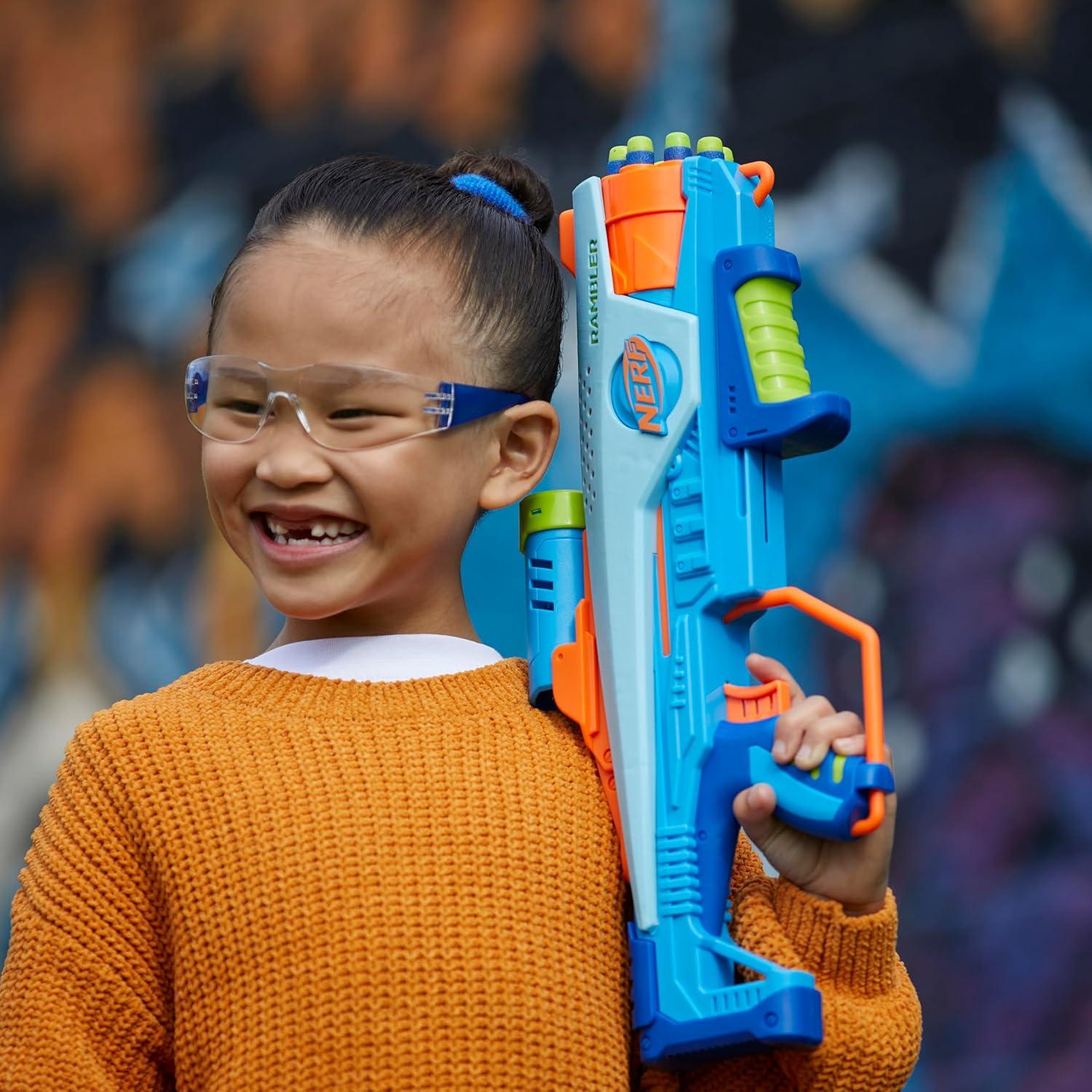 Blaster Nerf Elite Junior Rookie con 32 dardos y 4 objetivos