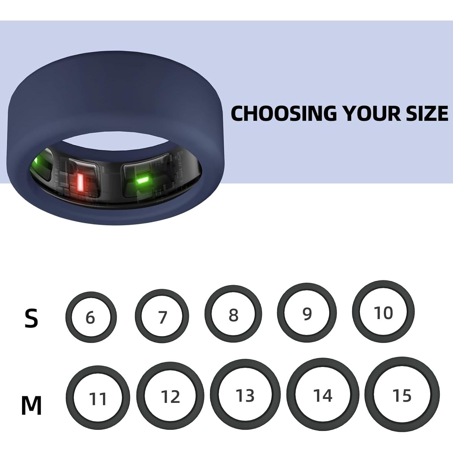 Protector de Silicona Rinup para Oura Ring Gen 4/3 y RingConn