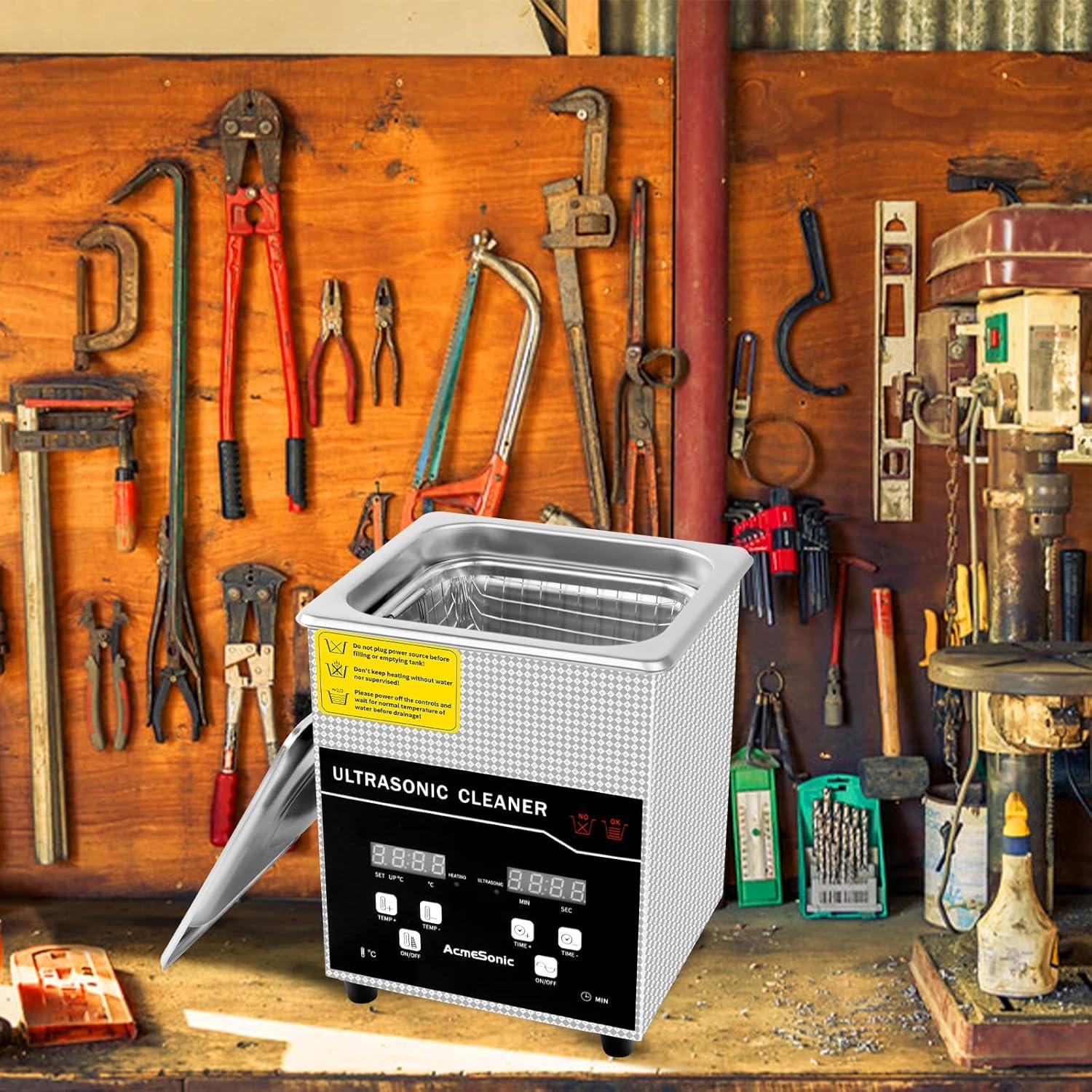 Limpiador Ultrasónico 2L ACMESONIC Digital Acero Inoxidable