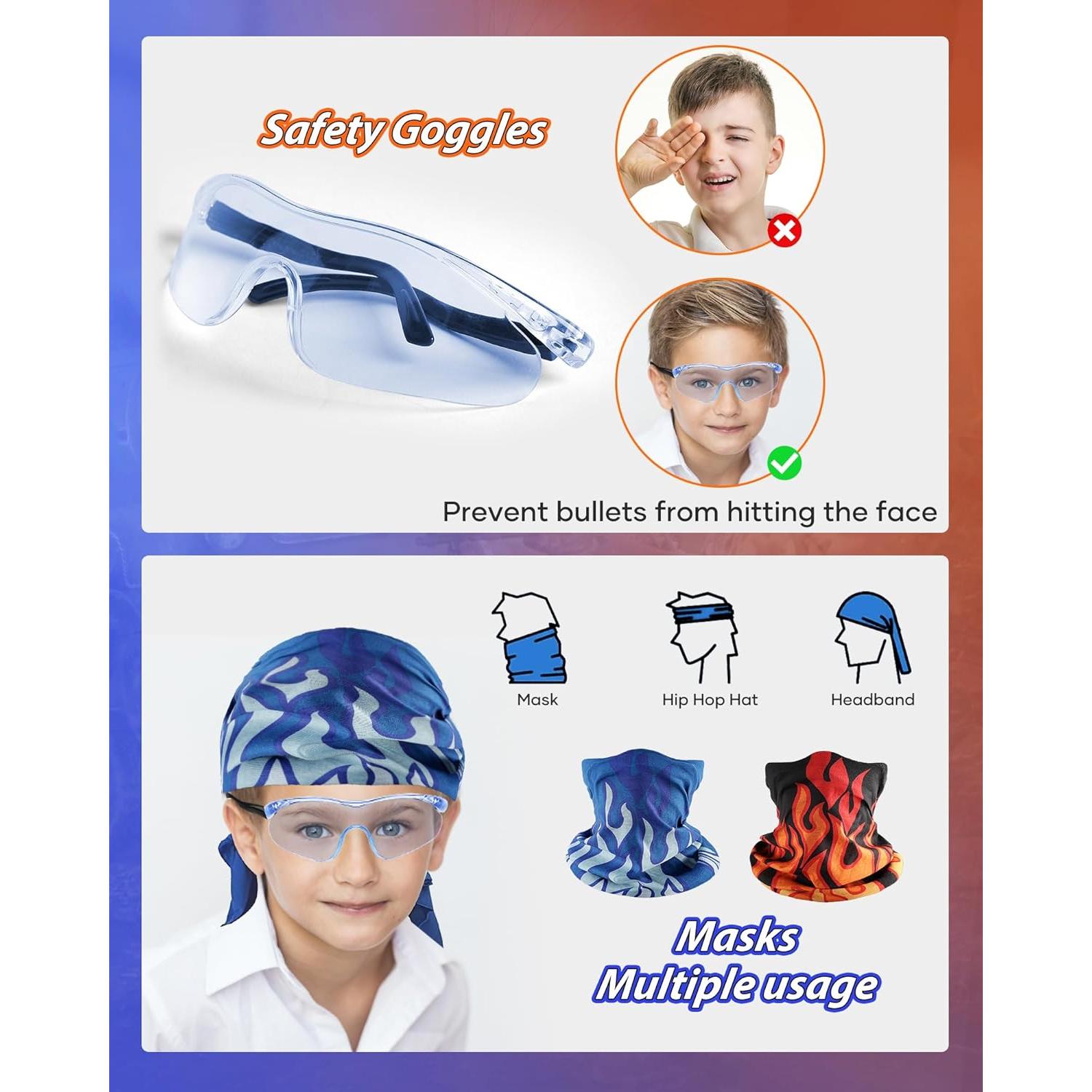 Juego de Pistolas de Blaster de Espuma Pokiiulk - 2 Unidades