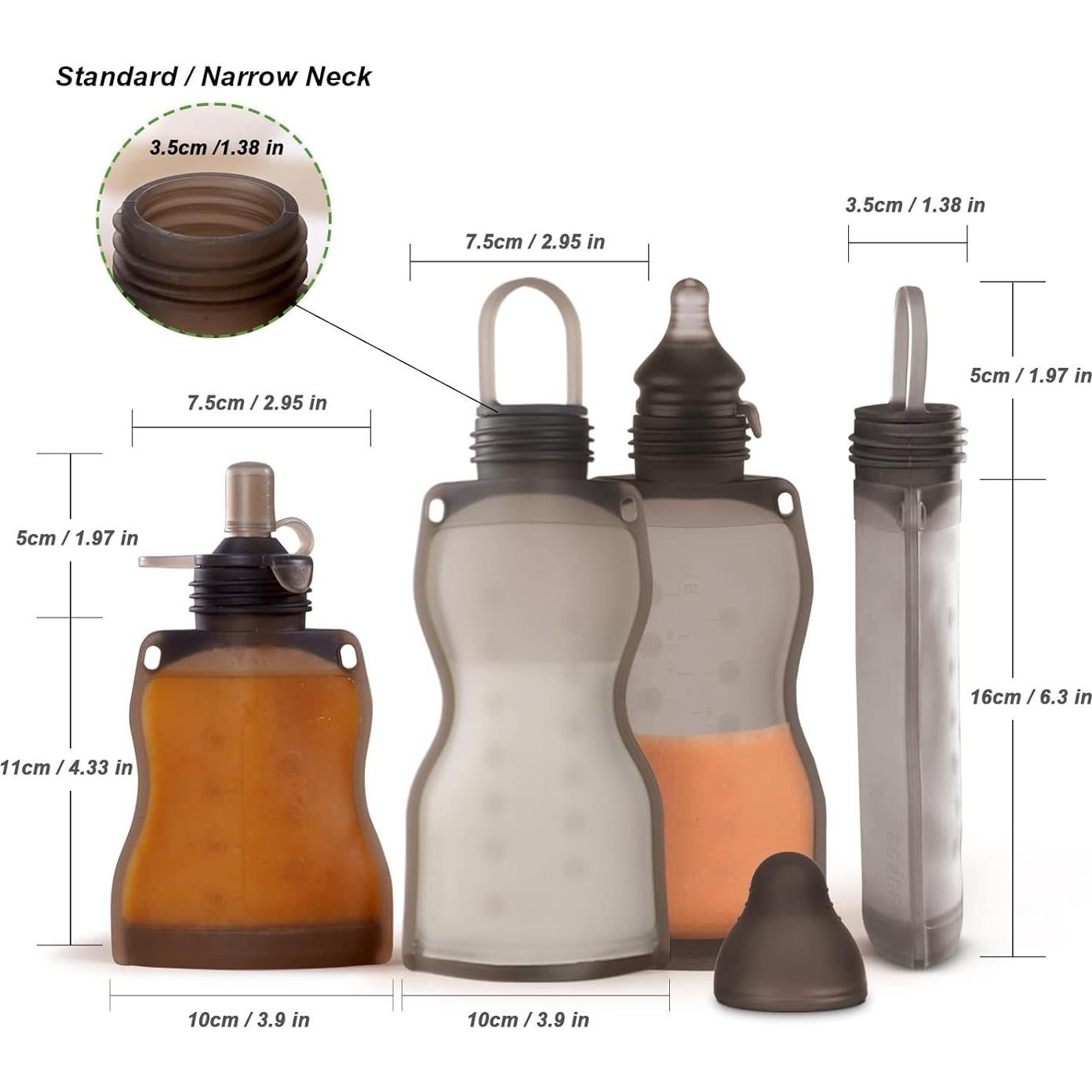 Bolsa de Almacenamiento de Leche Materna Haakaa 260 ml - 5 Unidades