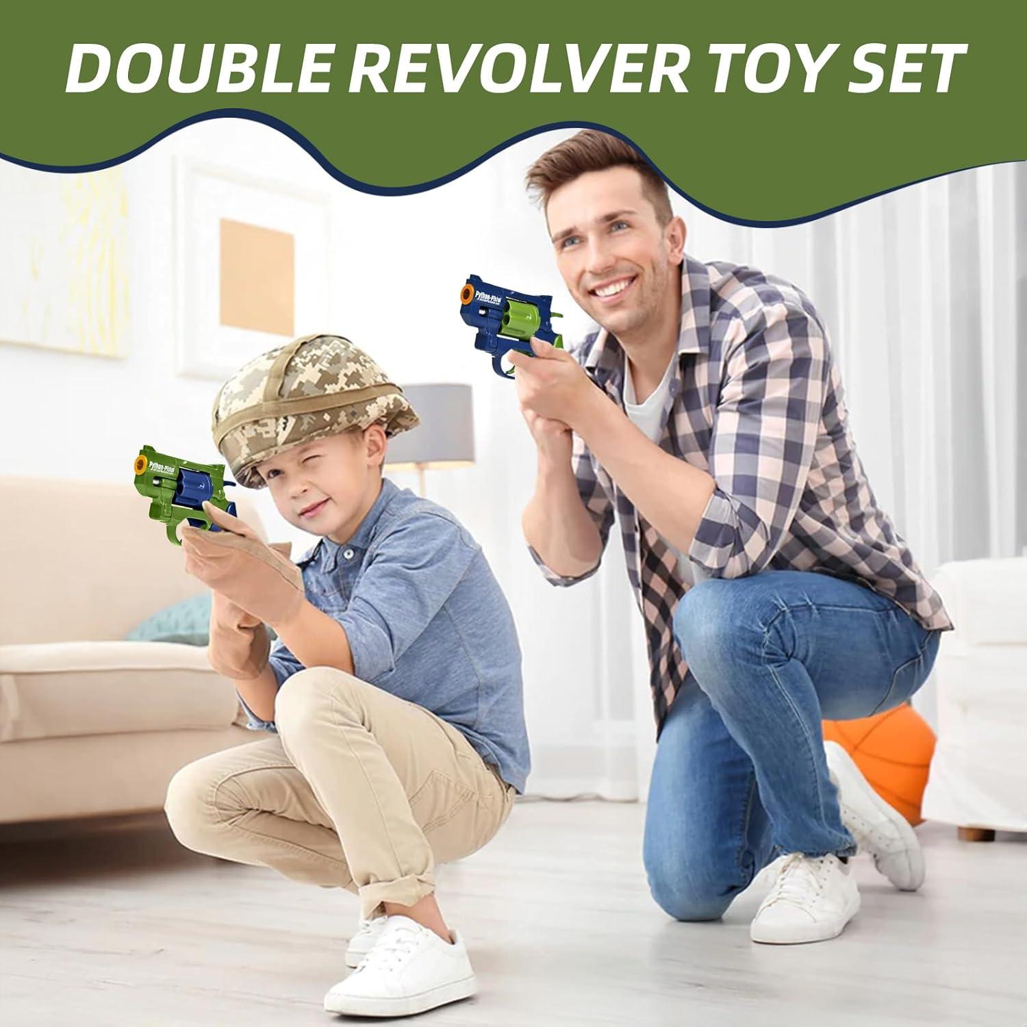 Paquete 2 Pistolas de Juguete COOLFOX con 30 Balas Blandas