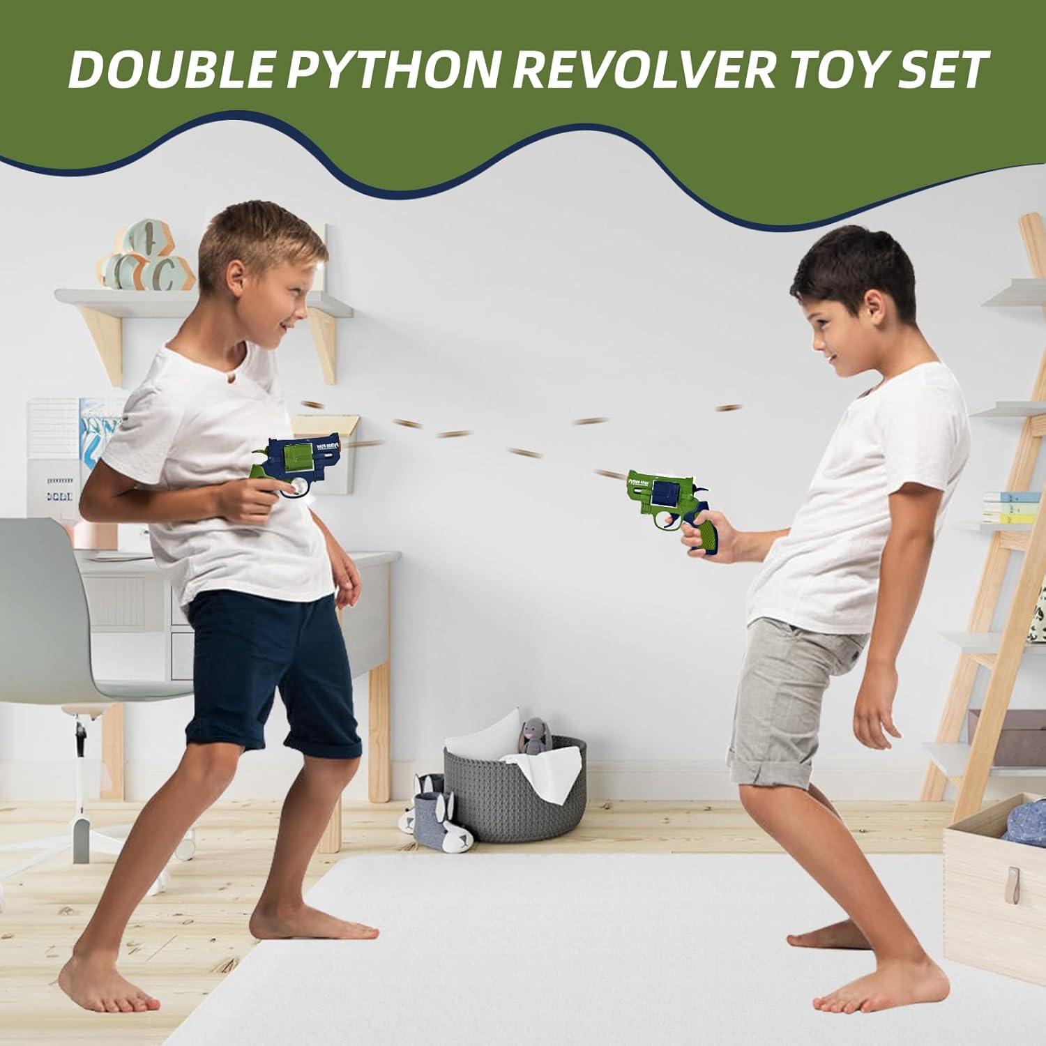 Paquete 2 Pistolas de Juguete COOLFOX con 30 Balas Blandas