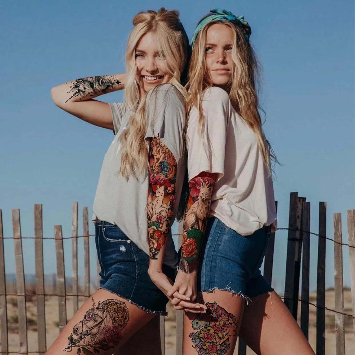 Tatuajes Temporales Bonitos Cuteliili para Niños - 24 Hojas