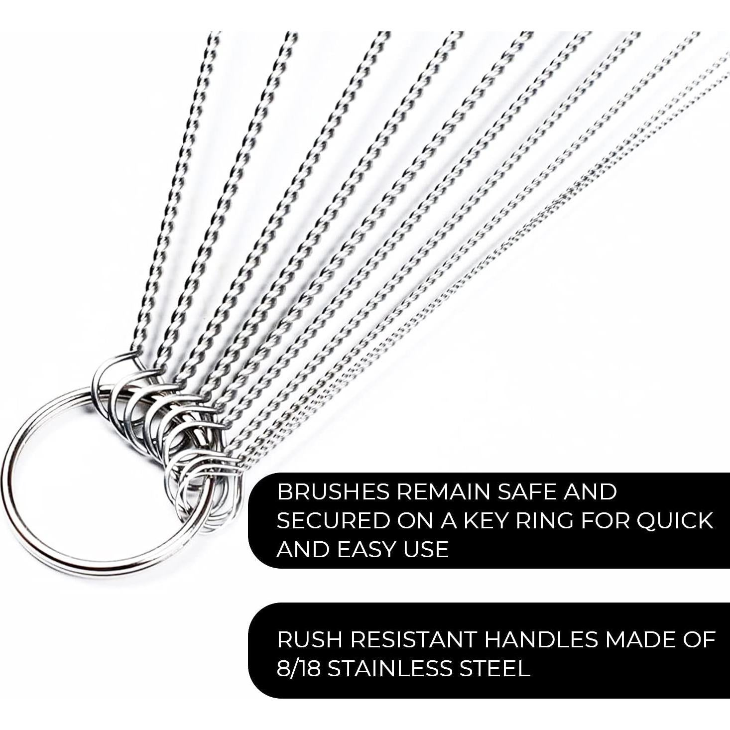 Juego de Cepillos de Limpieza de Tubos The Scoopie - 5 Piezas