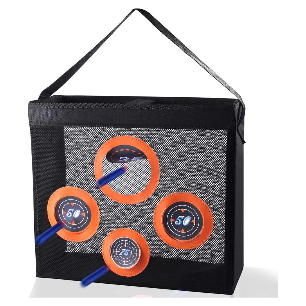 Bolsa de Malla Hely Cancy para Dardos Nerf 34x12x30cm