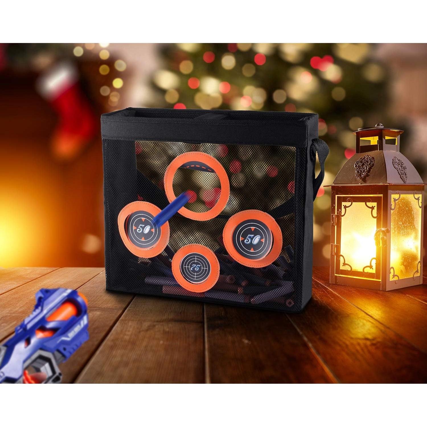 Bolsa de Malla Hely Cancy para Dardos Nerf 34x12x30cm